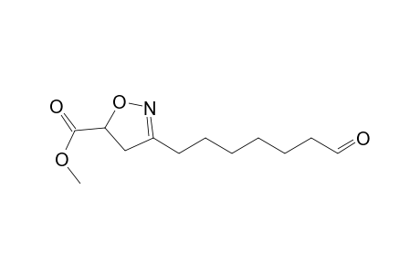 5-Isoxazolecarboxylic acid, 4,5-dihydro-3-(7-oxoheptyl)-, methyl ester