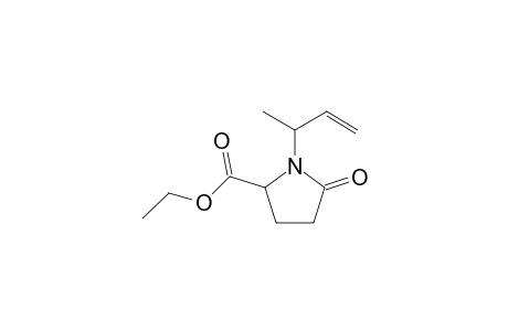 1-(1-Methyl-2-propenyl)-5-carbethoxy-2-pyrrolidinone
