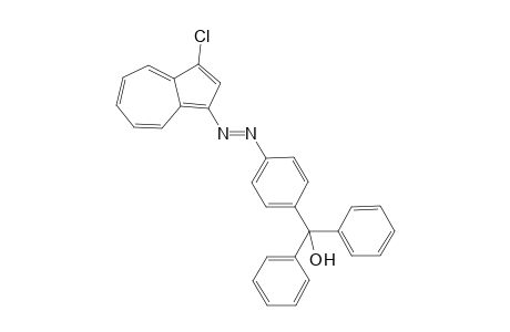 3-Chloroazulene-1-azo[4'-(diphenylhydroxymethyl)bezene]
