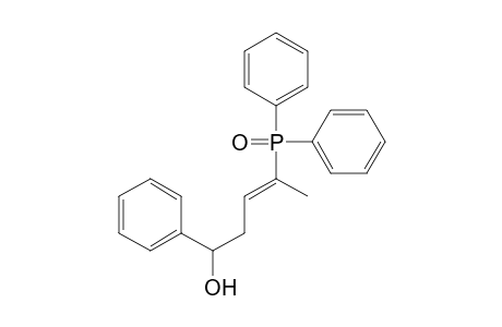 Benzenemethanol, .alpha.-[3-(diphenylphosphinyl)-2-butenyl]-, (E)-