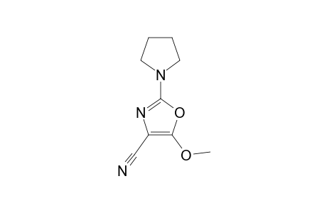 2-PYRROLIDINO-5-METHOXY-OXAZOL-CARBONITRIL