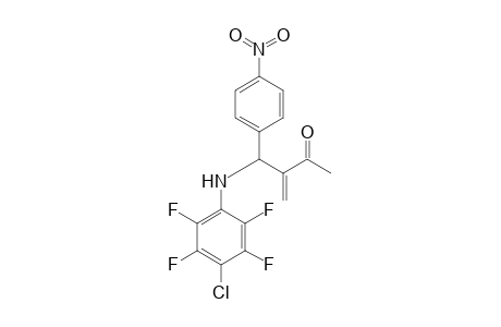 3-[(4-Chloro-2,3,5,6-tetrafluorophenylamino)(4-nitrophenyl)methyl]but-3-en-2-one