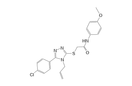 2-{[4-allyl-5-(4-chlorophenyl)-4H-1,2,4-triazol-3-yl]sulfanyl}-N-(4-methoxyphenyl)acetamide