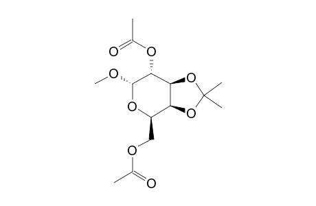 METHYL-2,6-DI-O-ACETYL-3,4-O-ISOPROPYLIDENE-ALPHA-D-GALACTOPYRANOSIDE