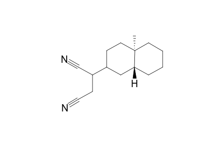 3-(10'-methyl-trans-2'-.alpha.-decalinyl)butyrodinitrile