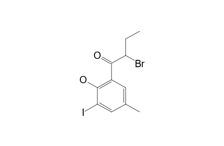2-BROMO-1-(2-HYDROXY-3-IODO-5-METHYLPHENYL)-BUTAN-1-ONE