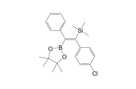 (Z)-1-(Trimethylsilyl)-1-(4-chlorophenyl)-2-phenyl-2-(4,4,5,5-tetramethyl-1,3,2-dioxaborolan-2-yl)ethene