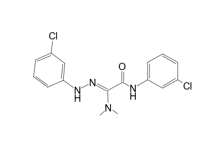 (E)-2-Dimethylamino-N-(3-chlorophenyl)-2-[(3-chlorophenyl)hydrazono]acetamide