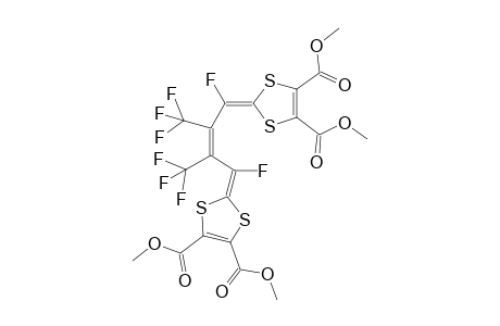 1,4-Difluoro-2,3-bis(trifluoromethyl)but-2-ene-1,4-diylidene-2,2'-bis(4',5'-dicarbomethoxy-1',3'-dithiole)