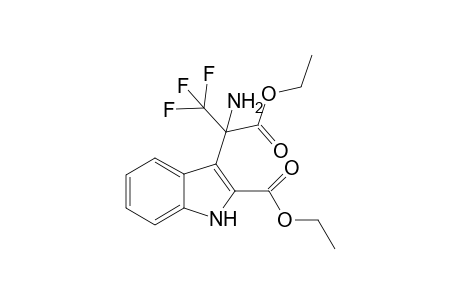 Ethyl 3-(2-amino-3-ethoxy-1,1,1-trifluoro-3-oxopropan-2-yl)-1H-indole-2-carboxylate