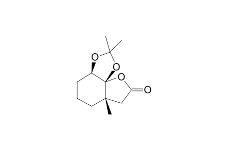 (3aR,6aS,9aR)-2,2,6a-trimethyl-4,5,6,7-tetrahydro-3aH-[1,3]dioxolo[4,5-h]benzofuran-8-one