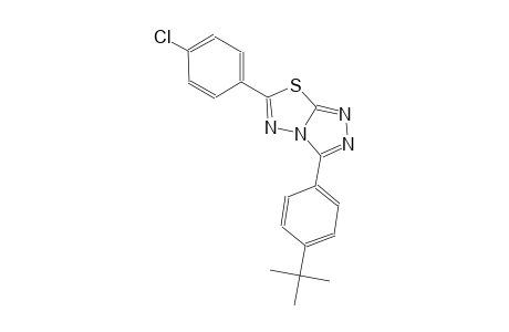 3-(4-tert-butylphenyl)-6-(4-chlorophenyl)[1,2,4]triazolo[3,4-b][1,3,4]thiadiazole