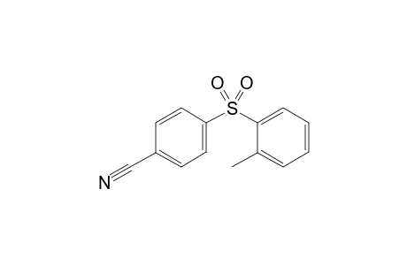 4-(o-tolylsulfonyl)benzonitrile