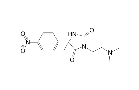 3-[2-(dimethylamino)ethyl]-5-methyl-5-(4-nitrophenyl)-2,4-imidazolidinedione