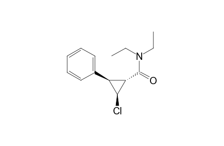 (1R*,2S*,3R*)-2-Chloro-N,N-diethyl-3-phenylcyclopropanecarboxamide