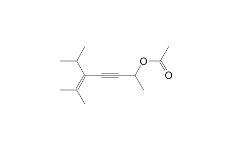 5-Hepten-3-yn-2-ol, 6-methyl-5-(1-methylethyl)-, acetate