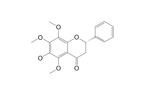 (-)-6-HYDROXY-5,7,8-TRIMETHOXY-FLAVANONE