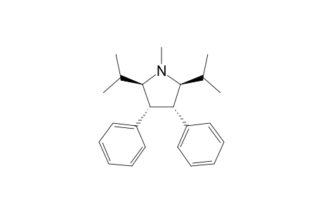 1-Methyl-2.beta.,5.beta.-bis(1-methylethyl)-3.alpha.,4.alpha.diphenylpyrrolidine