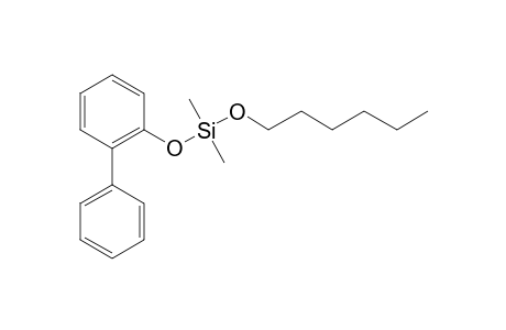 Silane, dimethyl(2-biphenyloxy)hexyloxy-