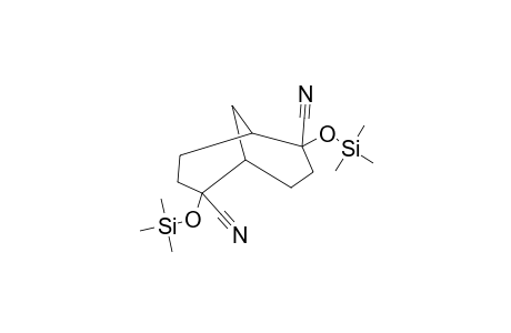 2,6-BIS-(TRIMETHYLSILOXY)-BICYCLO-[3.3.1]-NONANE-2,6-DICARBONITRILE