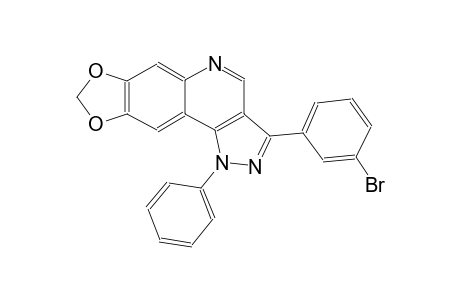1H-[1,3]dioxolo[4,5-g]pyrazolo[4,3-c]quinoline, 3-(3-bromophenyl)-1-phenyl-