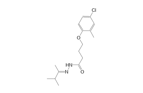 4-(4-chloro-2-methylphenoxy)-N'-[(E)-1,2-dimethylpropylidene]butanohydrazide