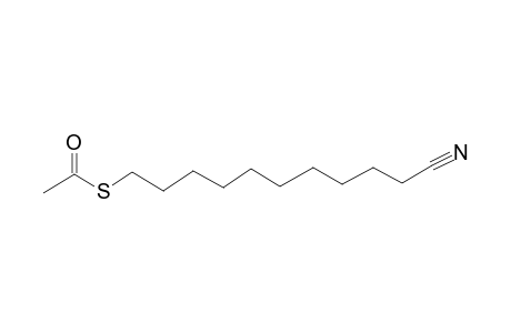 Ethanethioic acid, S-(10-cyanodecyl) ester