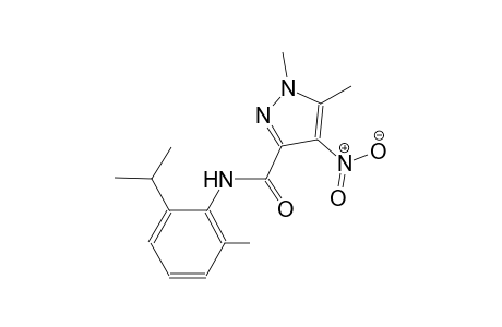 N-(2-isopropyl-6-methylphenyl)-1,5-dimethyl-4-nitro-1H-pyrazole-3-carboxamide