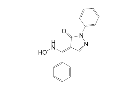 (4Z)-4-[(hydroxyamino)-phenyl-methylene]-2-phenyl-2-pyrazolin-3-one