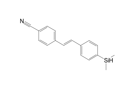 (E)-4-Cyano-4'-(dimethylsilyl)stilbene