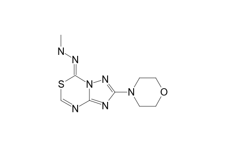 N-METHYL-N'-(2-MORPHOLINO-[1,2,4]-TRIAZOLO-[1,5-C]-[1,3,5]-THIADIAZIN-5-YLIDENE)-HYDRAZINE