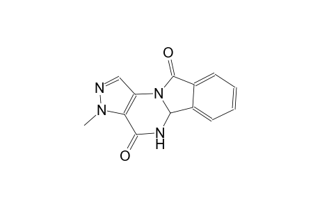 3-methyl-5,5a-dihydro-3H-pyrazolo[3',4':5,6]pyrimido[2,1-a]isoindole-4,10-dione