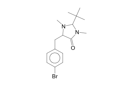 5-(4-Bromobenzyl)-2-tert-butyl-1,3-dimethyl-4-imidazolidinone