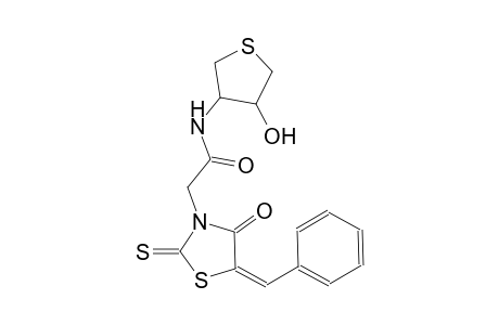 3-thiazolidineacetamide, 4-oxo-5-(phenylmethylene)-N-[(3S,4R)-tetrahydro-4-hydroxythienyl]-2-thioxo-, (5E)-
