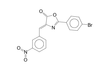 2-(4-BROMOPHENYL)-4-(3-NITROBENZYLIDENE)-5(4H)-OXAZOLONE