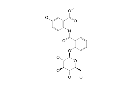 N-(2'-BETA-GLUCOPYRANOSYLSALICYL)-5-HYDROXYANTHRANILIC-ACID-METHYLESTER
