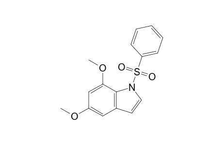 5,7-Dimethoxy-1-phenylsulfonylindole