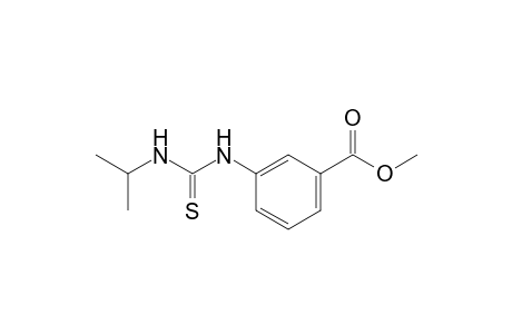 m-(3-isopropyl-2-thioureido)benzoic acid, methyl ester