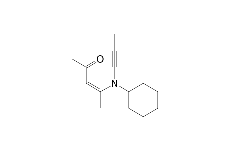(Z)-4-[cyclohexyl(prop-1-ynyl)amino]-3-penten-2-one