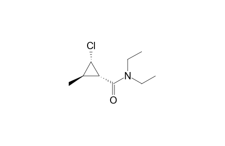 (1S*,2S*,3R*)-2-Chloro-N,N-diethyl-3-methylcyclopropanecarboxamide