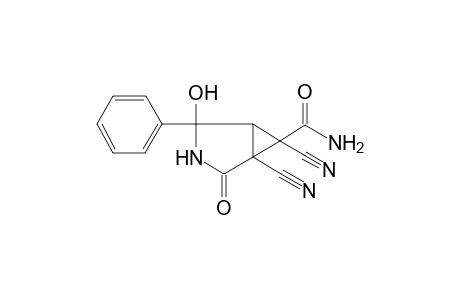 3-Azabicyclo[3.1.0]hexane-6-carboxamide, 1,6-dicyano4-hydroxy-2-oxo-4-phenyl-