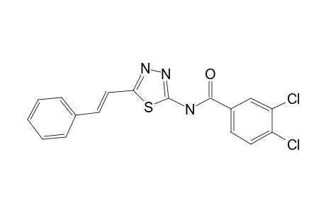 3,4-Dichloro-N-(5-styryl-[[1,3,4]thiodiazol-2-yl)benzamine