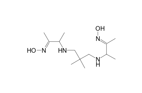 (NE)-N-[3-[[3-[[(3E)-3-hydroxyiminobutan-2-yl]amino]-2,2-dimethyl-propyl]amino]butan-2-ylidene]hydroxylamine