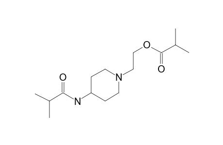 1-(2-Hydroxyethyl)-4-piperidinamine, N,o-bis(2-methylpropionyl)-