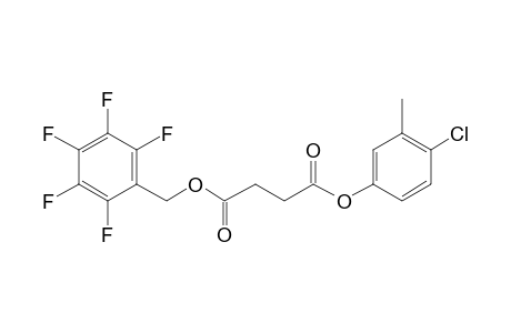 Succinic acid, 4-chloro-3-methylphenyl pentafluorobenzyl ester