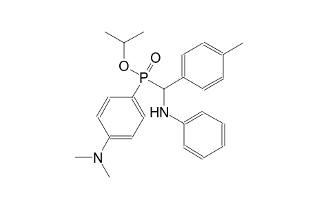 isopropyl anilino(4-methylphenyl)methyl[4-(dimethylamino)phenyl]phosphinate