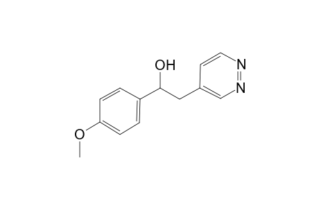 1-(4-Methoxyphenyl)-2-(4-pyridazinyl) ethanol