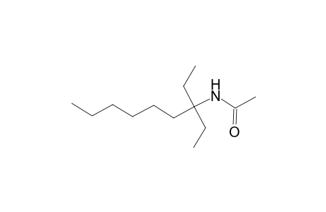 N-(1,1-Diethylheptyl)acetamide