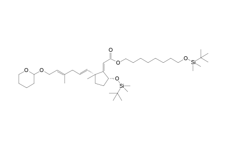 8-{[(tert-Butyl)dimethylsilyl]oxy}octyl {(Z)-5alpha-{[(tert-Butyl)dimethylsilyl]oxy}-2-methyl-2alpha-{(E,E)-4-methyl-6-{[(RS)-tetrahydro-2H-pyran-2-yl]oxy}hexa-1,4-dienyl}cyclopentylidene}acetate
