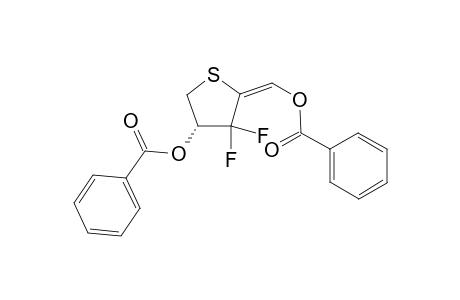 benzoic acid [(3S,5E)-5-(benzoyloxymethylene)-4,4-difluoro-tetrahydrothiophen-3-yl] ester